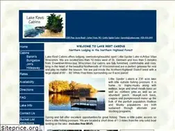 Sites similar to lakerestcabins.net