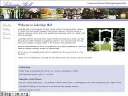 Sites similar to lakeridgehall.com