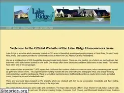 Sites similar to lakeridgehoa.net