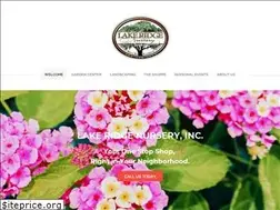 Sites similar to lakeridgenursery.net