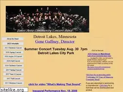 Sites similar to lakesareaband.com