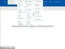 Sites similar to lakeshorecricketleague.com