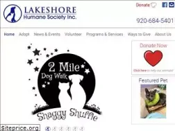 Sites similar to lakeshorehumane.org