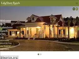 Sites similar to lakeshoreranch.net