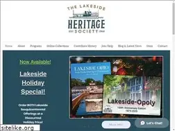 Sites similar to lakesideheritagesociety.org