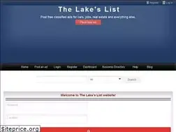 Sites similar to lakeslist.com