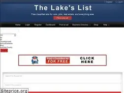 Sites similar to lakeslist.us