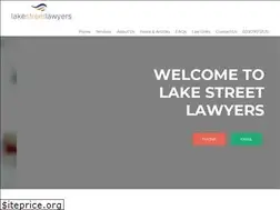 Sites similar to lakestreetlawyers.com.au