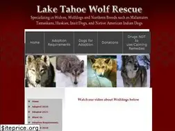 Sites similar to laketahoewolfrescue.com