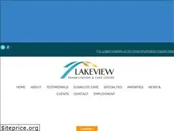 Sites similar to lakeviewrehabcare.com