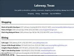 Sites similar to lakeway.com