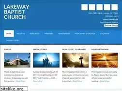 Sites similar to lakewaybaptist.org