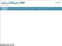 Sites similar to lakewoodarlingtonhoa.com