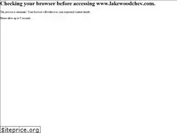 Sites similar to lakewoodchev.com
