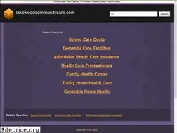 Sites similar to lakewoodcommunitycare.com