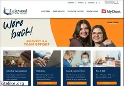 Sites similar to lakewoodhealthsystem.com