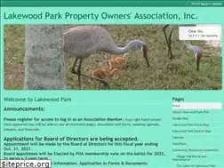Sites similar to lakewoodparkpoa.com