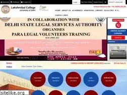 Sites similar to lakshmibaicollege.in