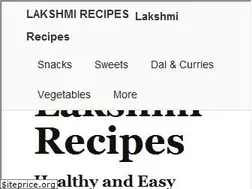 Sites similar to lakshmirecipes.com