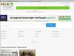 Sites similar to lalafo.tj