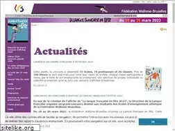 Sites similar to lalanguefrancaiseenfete.be