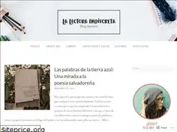Sites similar to lalectoraindiscreta.wordpress.com