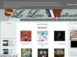 Sites similar to laletravallenata.blogspot.com