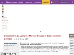 Sites similar to lalettredesmarchespublics.com