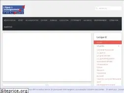 Sites similar to laligue42.org