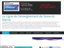 Sites similar to laligue77.org