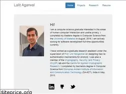 Sites similar to lalitagarwal.in