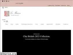 Sites similar to lamaisonbridal.com