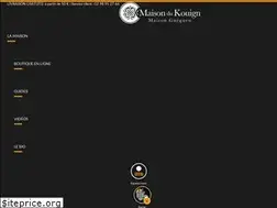 Sites similar to lamaisondukouign.com