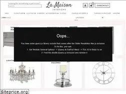 Sites similar to lamaisoninteriors.co.uk