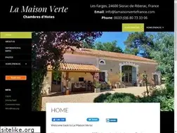 Sites similar to lamaisonvertefrance.com