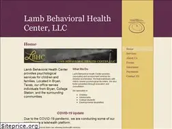 Sites similar to lambbehavioralhealthcenter.com