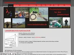 Sites similar to lambdahalbe.de