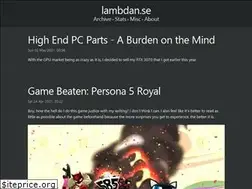 Sites similar to lambdan.se