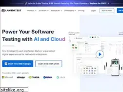 Sites similar to lambdatest.com