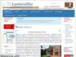 Sites similar to lamberiahaz.hu