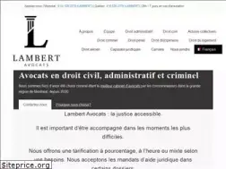 Sites similar to lambertavocatinc.com