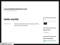 Sites similar to lambertonhouse.com