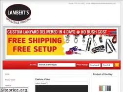 Sites similar to lambertswholesaleprinting.com