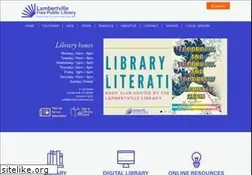 Sites similar to lambertvillelibrary.org