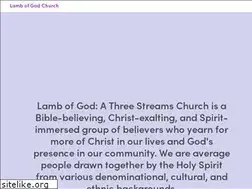 Sites similar to lambofgodcec.org