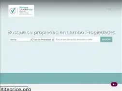 Sites similar to lambopropiedades.com.ar