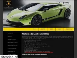 Sites similar to lamborghini-hire.co.uk
