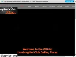 Sites similar to lamborghiniclubdallas.com