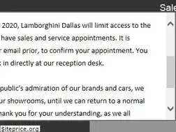 Sites similar to lamborghinidallas.com