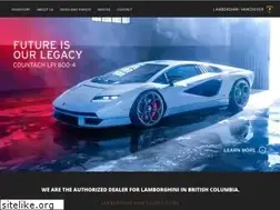 Sites similar to lamborghinivancouver.com